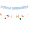 Sünnipäeva banner koertega