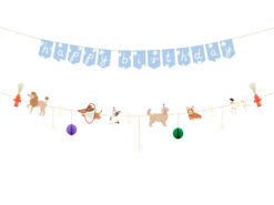 Sünnipäeva banner koertega