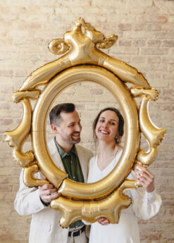 kuldne õhupalliraam