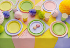 heleroosad taldrikud