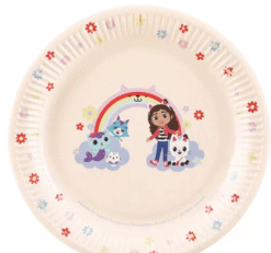 gabby dollhouse taldrikud