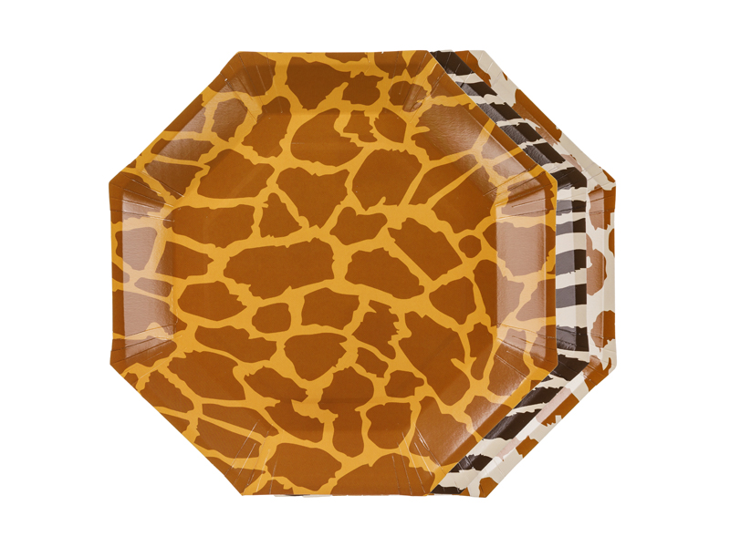 safari paberist taldrikud
